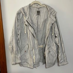 Gap Striped Cargo Jacket